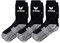 Erima Unisex 3er Pack Sportsocken, Schwarz, 39-42 EU