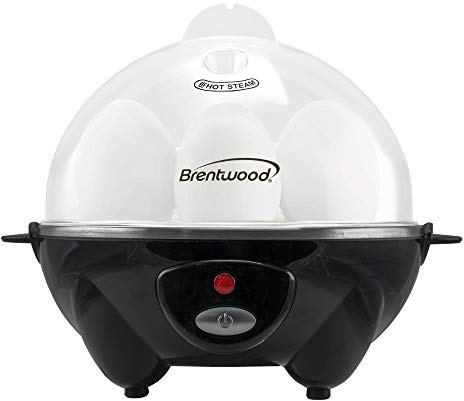 Brentwood Appliances Electric Egg Cooker with Auto Shutoff (Black)