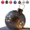 Palline di Natale gonfiabili da 60 cm giganti di natale decorazione per esterni grandi palle di natale ornamenti per feste di matrimonio, decorazione domestica, cortile, prato prato giardino(C)