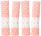 4 Stück Gurtpolster Auto Kinder Mädchen,gurtschutz kinder auto,Kinder Auto Sicherheitsgurt,Gurtschoner Kissen Autositz Gurt Fahrradsitz Gurt Gurtpolster für Sitzerhöhung Gurtschutz (Rosa 25 * 5.7cm)