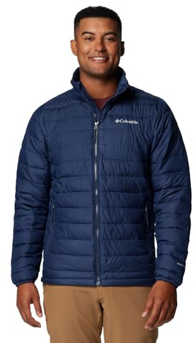 Columbia Powder Lite 2 Jacket, Piumino Uomo, Collegiate Navy, L