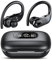 Wireless Earbuds, Bluetooth 5.3 Headphones Wireless with 4 ENC Noise Canceling Mic, 80Hrs LED Display Over Ear buds with Earhooks, Deep Bass Wireless Earphones, IPX7 Waterproof for Sport(Black)