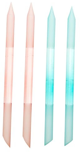 Mikinona Limas De Uñas Set De 4 Manicura Pulido Cuidado De Uñas Herramientas Prácticas