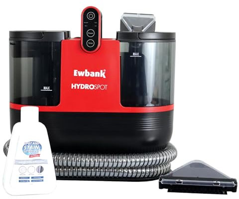 Ewbank EWUCS0125 HYDROSPOT Spot Cleaner, Spot & Stain Remover, Portable Carpet Cleaner, Ideal for Carpets, Upholstery and Cars, 1.6 Litre Tank