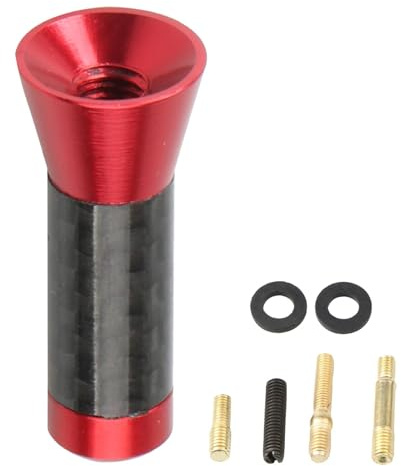 Youngwier Antena de Radio para automóvil,Antena de Radio para camión - Antenas para vehículos de Montaje en Techo de 3,5 cm,Reemplazo de Antena de Coche de Metal, Antena de Parabrisas de Coche de