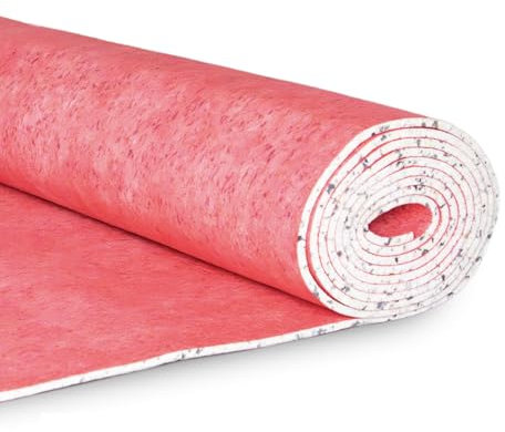 FloorPro 10mm Carpet Underlay - DIY Roll 1m x 5m - PU Foam With Sound And Insulation - Underfoot Comfort Cushion Padding Underlayment - Ideal For Stairs