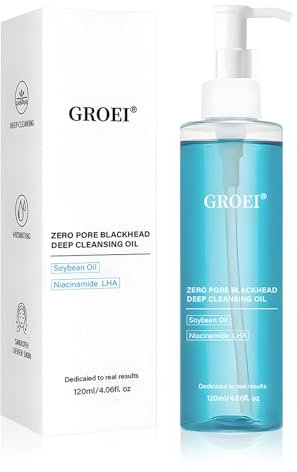 Cleansing Oil, 120ml Oil Cleanser,Reinigungsöl Gesicht,Blackhead Remover Reinigungsöl,Porenkontroll-Öl,Tiefenreinigung und Feuchtigkeitspflege,für Alle Hauttypen