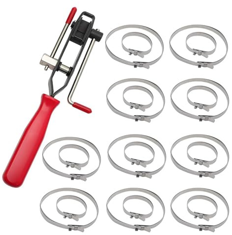 Herramienta Para Abrazaderas De Fuelle Homocinético, Herramientas de Abrazaderas Ajustables de Acero Inoxidable para Fuelle de Junta Homocinética, Accesorios para ATV para Dueños de Talleres Mecánicos