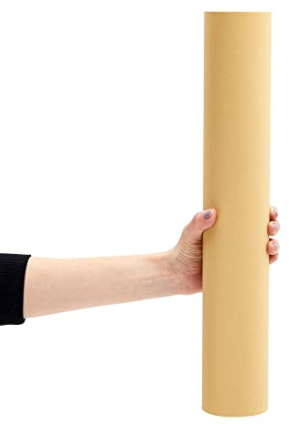 Rollo de papel Kraft - Paquete de ahorro Jumbo de 30,5 metros - Rollo de papel de embalaje marrón - 44,5 cm de ancho