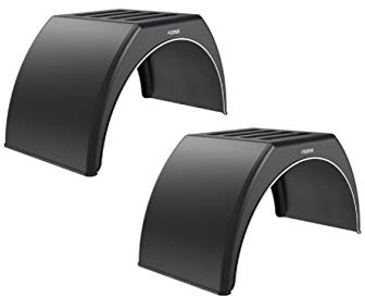 CARADO 2 X 15-16 Garde-Boue pour jumelle pneumatiques DOMAR Protection tôle Camion