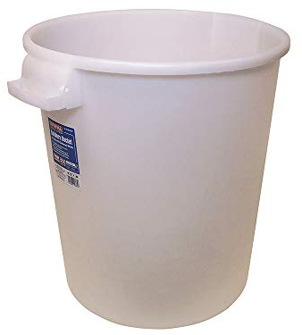 Faithfull FAI10GBUCKET White Builders Bucket 50 Litre (10 Gallons)
