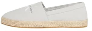 Calvin Klein Jeans Hombre Alpargatas Espadrilles Calzado de tela, Gris (Oyster Mushroom), 41