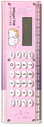 Règle de Calculatrice Portable avec Affichage LED à 8 Chiffres, 1 Cellule alimentée par Batterie pour Calculatrice Intelligente, règle de Poche, Calculatrice de Poche