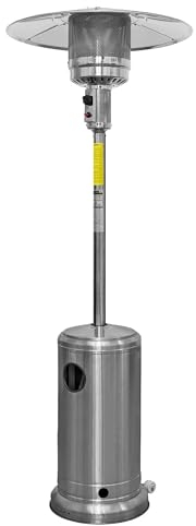Dellonda 13kW Outdoor Gas Patio Heater - Stainless Steel - DG2