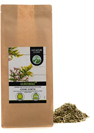 Alpi Nature Goldrutentee 500g, Goldrute geschnitten, Goldrutenkraut Tee lose, Goldrute Tee