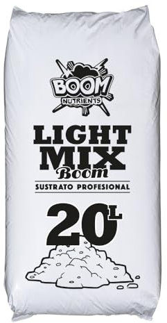 Boom Nutrients | Sustrato Universal/Tierra para Plantas | Light Mix Boom (20 L)