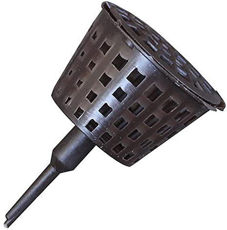 ANCLLO 100 pièces paniers d'engrais en Maille Pots de pépinière de Jardin Aquarium Portable avec Couvercle plantant des Tasses de Nutrition pour succulentes orchidées bonsaï