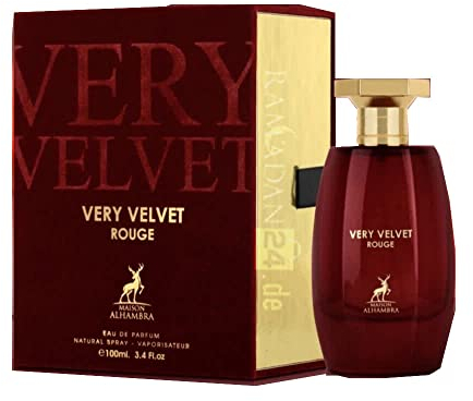 Very Velvet Rouge 100ml Eau de Parfum von Maison Alhambra für Damen