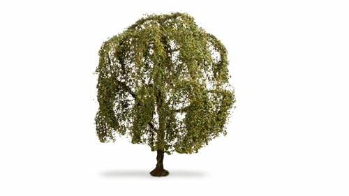 NOCH® Árbol de Sauce llorón, Coloreado a Mano, 15 cm de Alto para los Anchos de vía H0, TT, N, Z y Muchos Otros estándares para Manualidades, dioramenbau y Bricolaje