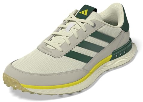 adidas Zapatillas de golf para hombre S2g Spikeless 24, Off White Collegiate Green Wonder Alumina, 47 1/3 EU