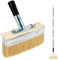 67inch Decking Paint Brush Deck Stain Applicator with Long Handle Block Staining Brushes Decking Brush for Woodstain, Oil, Decking Paint, Decking Stain, Deck Coating, Fence Wall Furniture (170x17.5cm)
