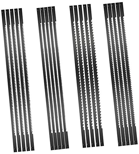 Chavisenty Lames de scie à chantourner, lames de scie à chantourner, lames de scie à chantourner avec épingle, 10/15/18/24 dents, adaptées pour le travail du bois