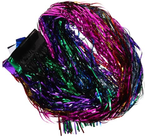 HOLIDYOYO Decorazioni Natalizie Filo Lametta Addobbi Festivi in Alluminio Brillante per Albero di Natale Feste Invernali e Ambienti Domestici Ufficio e Commerciali Colori Variabili