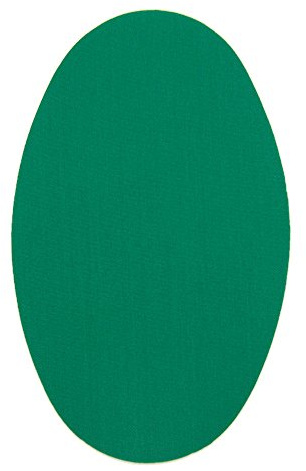 6 Iron-On Knee Pads Elbows to Protect Your Clothes and Repair of Trousers, Jackets, Sweaters, Shirts. 16cm x 10cm (Green Billiards)