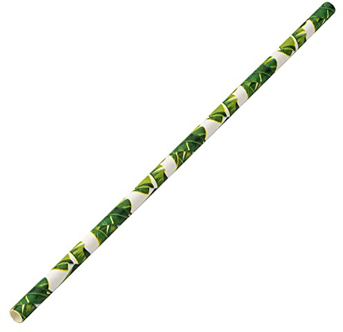 Tropical Paper Straw 8inch - Pack of 250 - Eco-Friendly Paper Straws