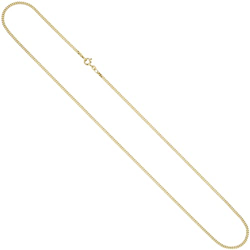 Jobo Damen Goldkette Panzer-Kette aus 8 Karat 333 Gold 2,1 mm 55 cm
