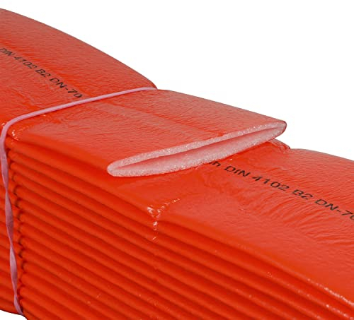 Scorprotect® PE Schutzschlauch Isolierung 4 mm rot für Abwasser Ausführung PE Schutzschlauch Abfluss (SCP-PE-S90)