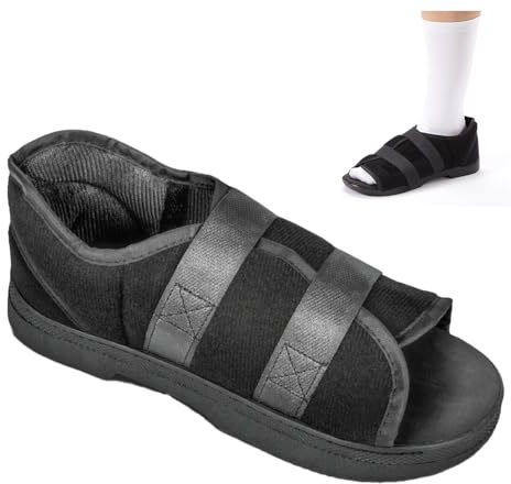 Algeos Post-Op Recovery Shoe, Black, UK Ladies 6-7