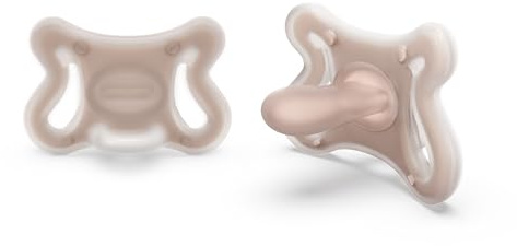 Suavinex, Confezione 2 Ciucci Neonato Zero Zero, Tettina Fisiologica SX Pro, Neonati 0/6 Mesi, Ipoallergenico, Adatto a Pelli Sensibili, Silicone, Compatibile con l'Allattamento, medium