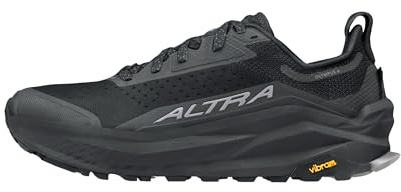 ALTRA Men's Olympus 6 Trail Running Shoe, Black/Black, 11