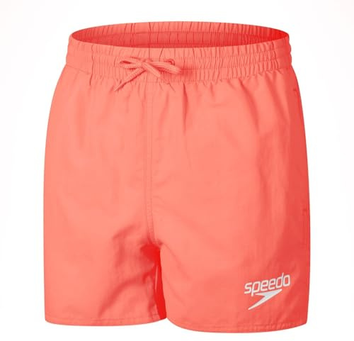 Speedo Boys 13 Watershorts | Swim Shorts | Swimming Trunks | Quick Dry | Comfort | Chlorine Resistant Swimming Trunks, Siren Red, 9