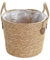 LIUWEIBIN “Pot de Fleurs en Osier tressé avec Anse, Panier de Rangement pour Jouets, Panier de Rangement avec poignée, Fait à la Main (L)