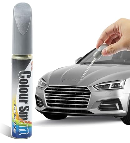 Xibao Ritocco Vernice Auto,Rimuovi Graffi Auto,Penna Ritocco Carrozzeria,Penna di Finitura Generica per la Riparazione dei Graffi Dell'auto,Adatto per la Maggior Parte Delle Camion (Argento)
