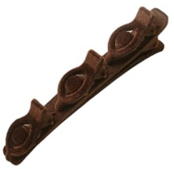 Lot de 2 pinces à cheveux tressées pour femmes et filles - Double couche - Facile à utiliser - Pour femmes et filles