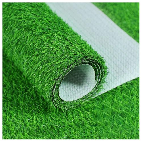 30 mm syntetiskt grästorv för utomhusbruk EasyClean grön gräsmatta för trädgård och balkong 150 x 200 cm (4,92 x 6,6 fot) hållbar konstgjord gräsmatta rulle
