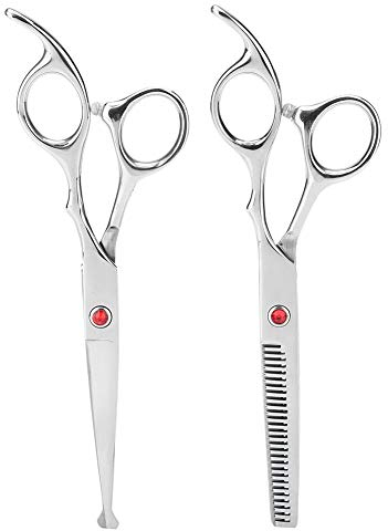 Taglio di capelli Forbici taglio Forbici parrucchiere Famiglia Baby Bambini Sicurezza Parrucchiere Barbiere Styling Taglio vivo(Rosso) Cura e styling dei capelli