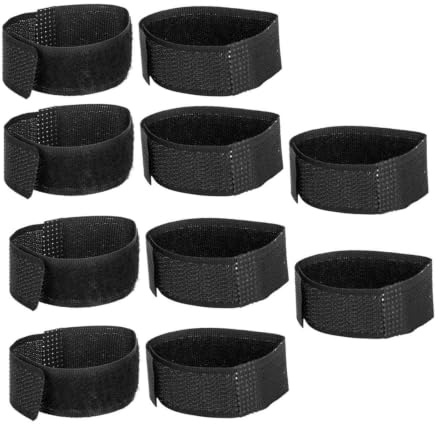 10-pack Tyst Halsband för Husdjur, Anti-hack Krage i Svart, Silikon