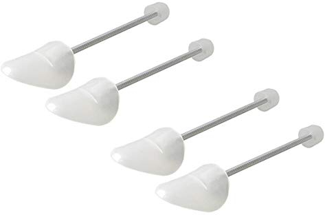 QUUPY 2 paia di scarpe in plastica, lunghezza regolabile, per tenere le scarpe in buona forma (taglia da donna)