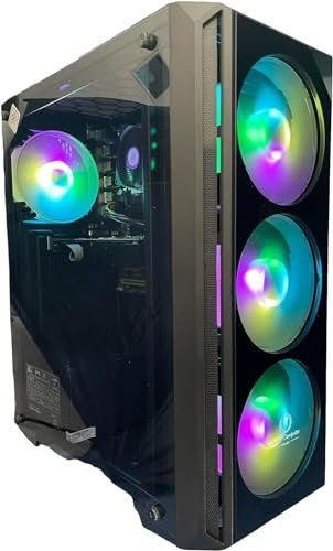 PC Gaming Computer Fisso Desktop i5 - GeForce 4 GB GDDR5 - Windows 11 PRO - WiFi USB - HDMI e VGA - Wireless - Ufficio Internet Scuola (RAM 16 GB - SSD 240 GB)