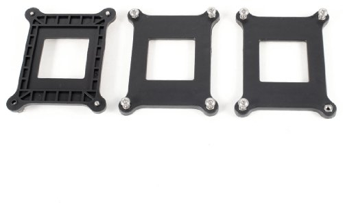 Ruilogod Placa posterior del soporte del ventilador del disinador térmico de 3 PCS CPU para la placa base del socket 478