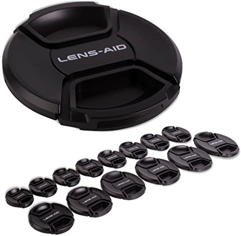 Lens-Aid Objektivdeckel für Kamera Objektive: Lens Cap Ersatz-Schutzkappe kompatibel mit Canon, Nikon, Fujifilm, Olympus, Sony, Panasonic, Pentax etc.