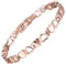 BioMag Magnetic Bracelets for Women Titanium Steel with Strong Magnets Heart-Shaped Bracelet (Rose gold)