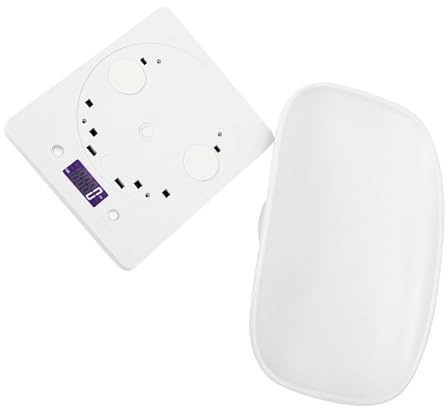 Husdjursvågar 10 Kg/1g Valpvåg Digital Liten Viktvåg för Husdjur Hög Noggrannhetssensor Köksvåg Elektronisk Våg för Katter Hundar Mätverktyg, 293x183x63 Mm/11,5x7,2x2,5 Tum