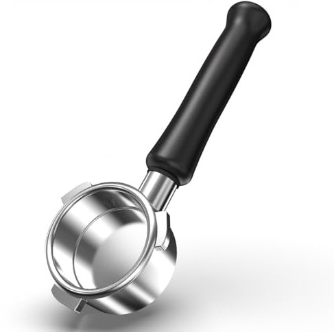 KYONANO Bottomless Portafilter 54mm | Bottomless Naked Portafilter | Espresso Accessories for Barista, Home, Cafe | Fits Breville Barista Express and 54mm Breville Machines