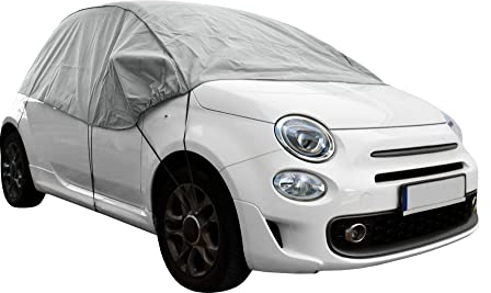 Z4L Autoabdeckung Halbgarage für Winter Sommer Herbst Scheibenabdeckung SM geeignet für Nissan Micra Bj. ab 2003 ab 2010 ab 2016