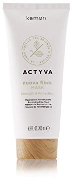Kemon Actyva Nuova Fibra Mask HaarMaske für brüchiges Haar RepairHaarkur für sichtbar gesündere und kräftigere Haare, 200 milliliter